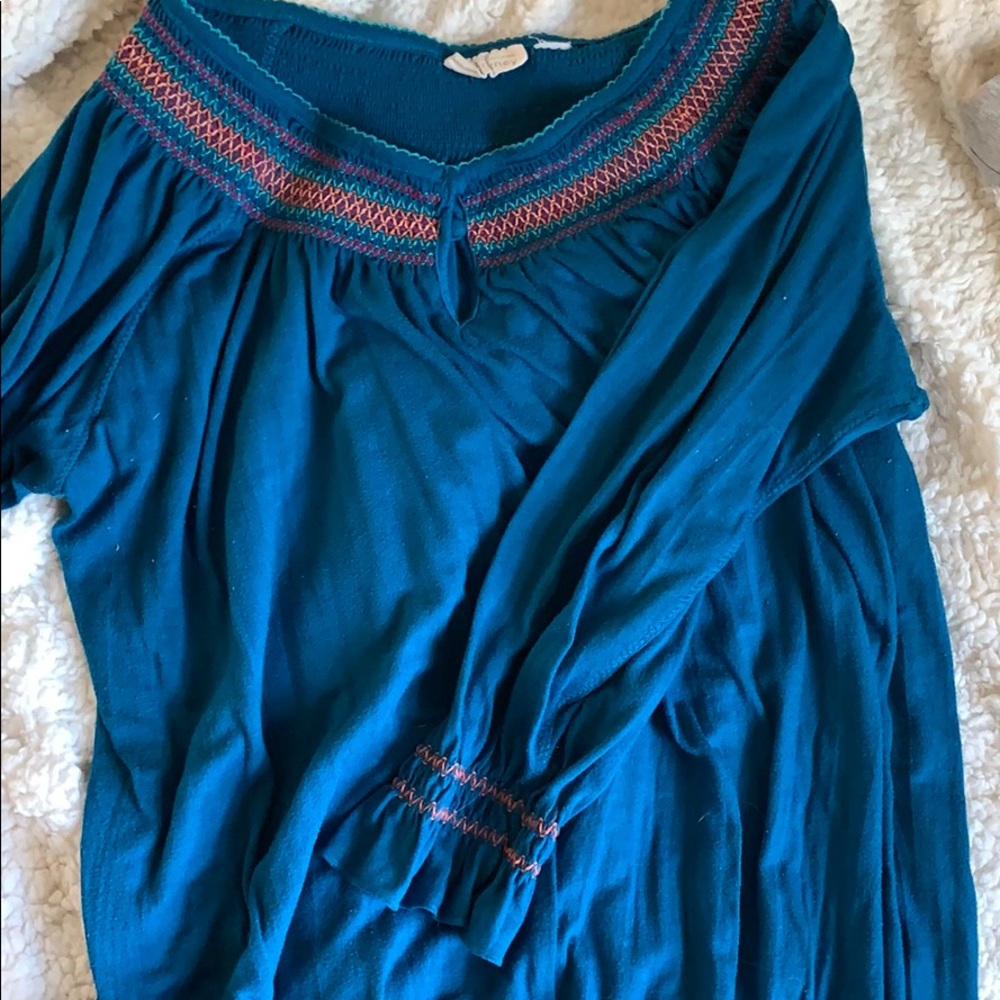Boho long sleeve blouse